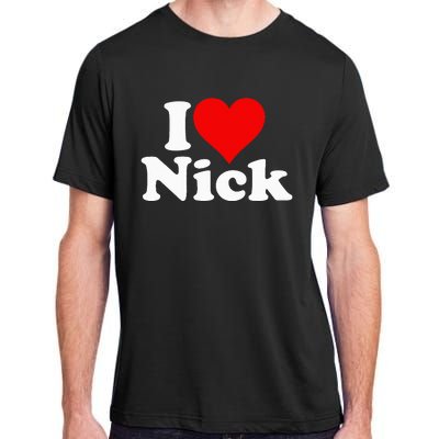 I Heart Love Nick Nicholas Adult ChromaSoft Performance T-Shirt