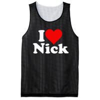 I Heart Love Nick Nicholas Mesh Reversible Basketball Jersey Tank