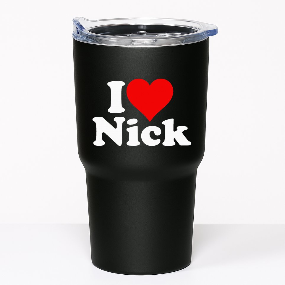 I Heart Love Nick Nicholas Tumbler