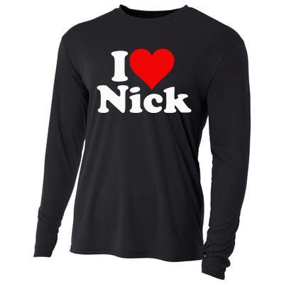 I Heart Love Nick Nicholas Cooling Performance Long Sleeve Crew