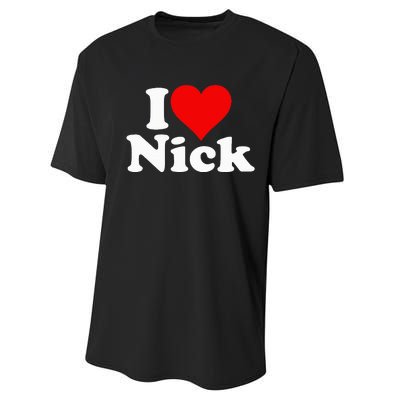 I Heart Love Nick Nicholas Performance Sprint T-Shirt