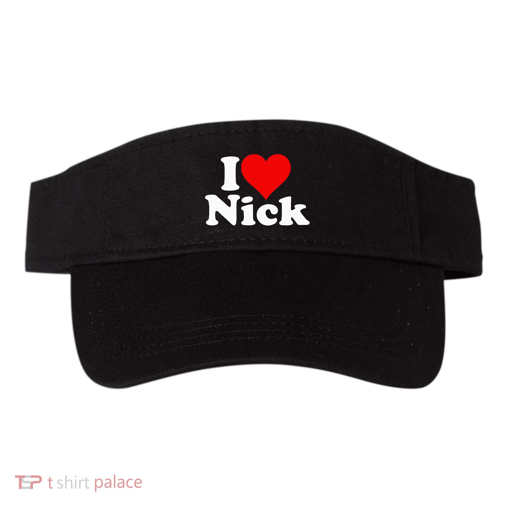 I Heart Love Nick Nicholas Visor