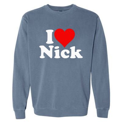 I Heart Love Nick Nicholas Garment-Dyed Sweatshirt