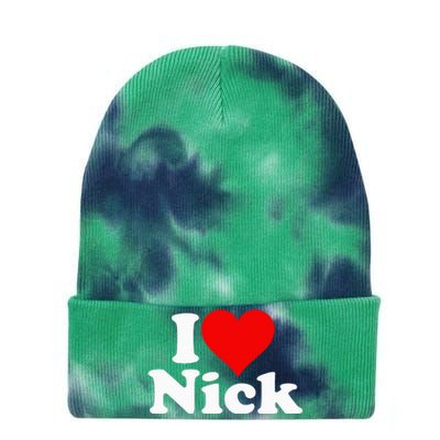 I Heart Love Nick Nicholas Tie Dye 12in Knit Beanie