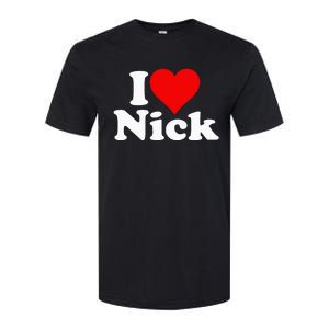 I Heart Love Nick Nicholas Softstyle CVC T-Shirt