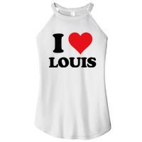 I Heart Louis First Name Women’s Perfect Tri Rocker Tank