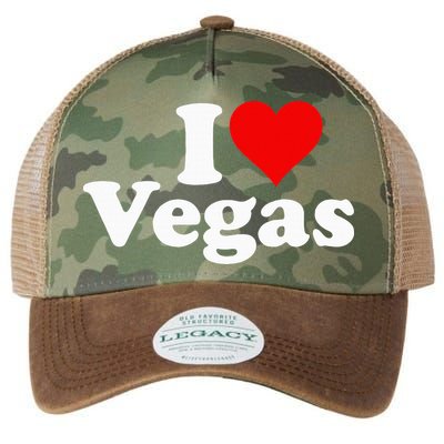 I Heart Love Las Vegas Nevada Legacy Tie Dye Trucker Hat