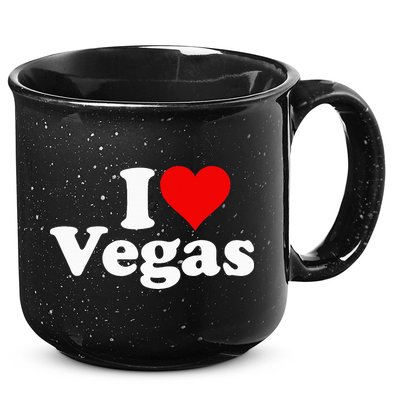 I Heart Love Las Vegas Nevada 15oz Campfire Ceramic Mug