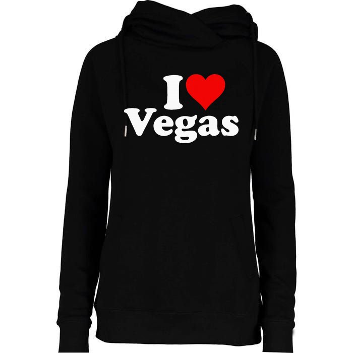 I Heart Love Las Vegas Nevada Womens Funnel Neck Pullover Hood