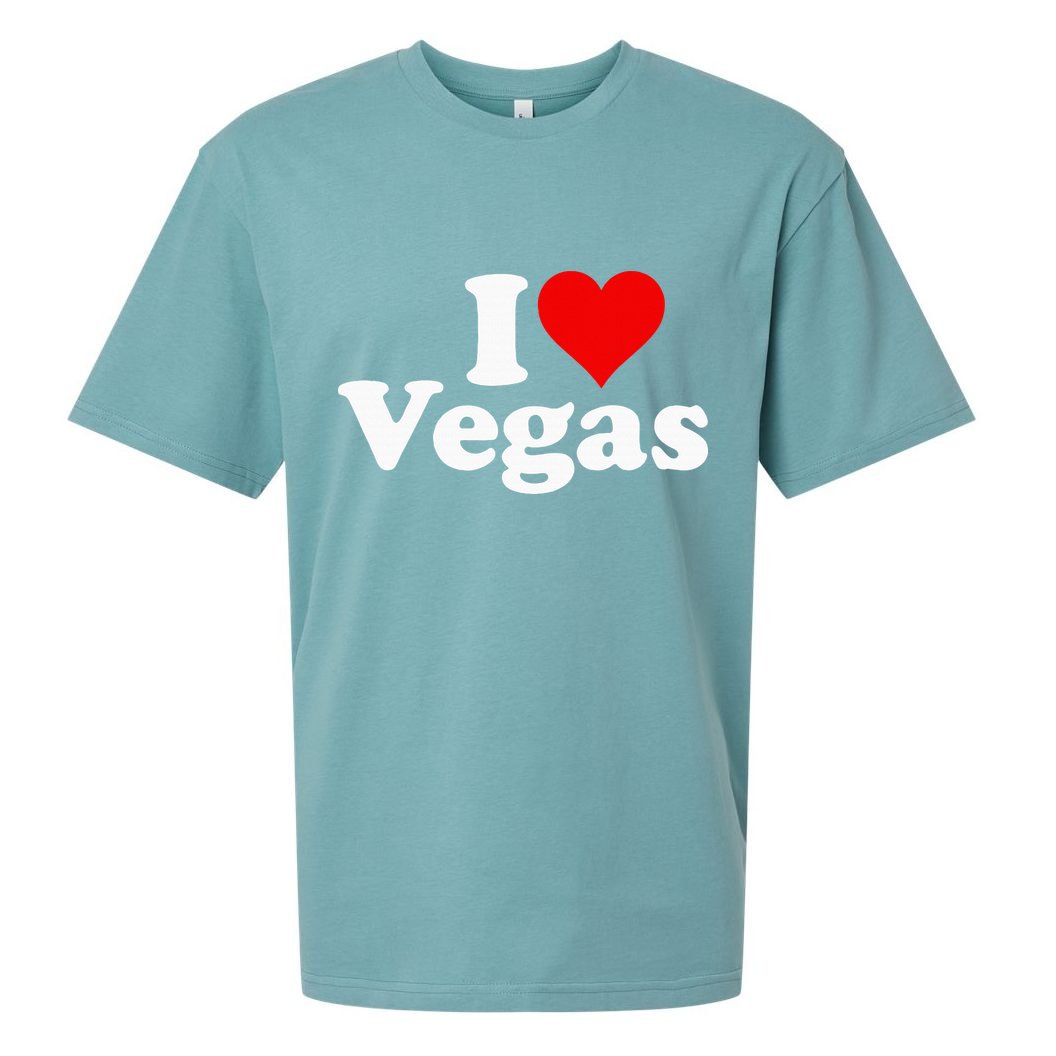 I Heart Love Las Vegas Nevada Sueded Cloud Jersey T-Shirt