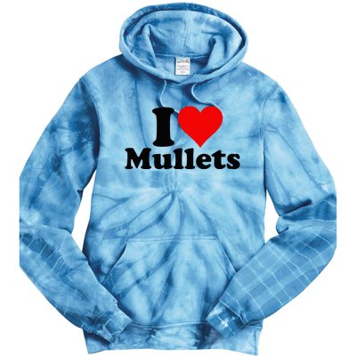 I Heart Love Mullets Tie Dye Hoodie