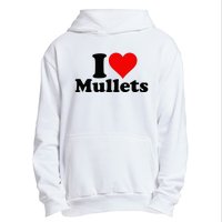 I Heart Love Mullets Urban Pullover Hoodie