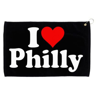 I Heart Love Philadelphia Pennsylvania Grommeted Golf Towel