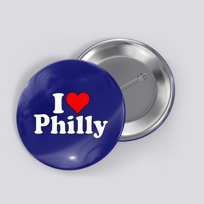 I Heart Love Philadelphia Pennsylvania Button