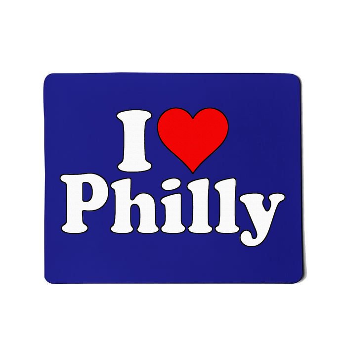 I Heart Love Philadelphia Pennsylvania Mousepad