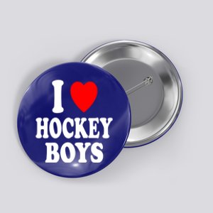 I Heart (Love) Hockey Skating Ice Attraction Hot Sexy Gift Button