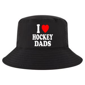 I Heart (Love) Hockey Dads Skating Ice Attraction Hot Sexy Funny Gift Cool Comfort Performance Bucket Hat