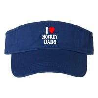 I Heart (Love) Hockey Dads Skating Ice Attraction Hot Sexy Funny Gift Valucap Bio-Washed Visor