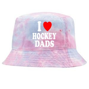 I Heart (Love) Hockey Dads Skating Ice Attraction Hot Sexy Funny Gift Tie-Dyed Bucket Hat