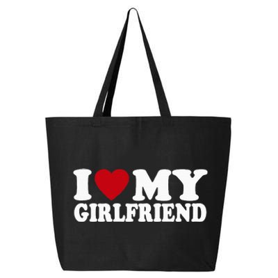  I Heart My Girlfriend GF I Love My Girlfriend 25L Jumbo Tote