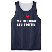 I Heart My Mexican Girlfriend I Love My Girlfriend Vintage Mesh Reversible Basketball Jersey Tank