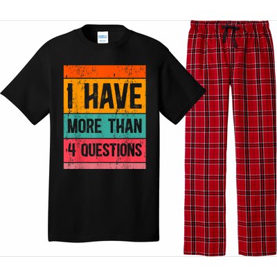 I Have More Than Four Questions Passover Pajama Set