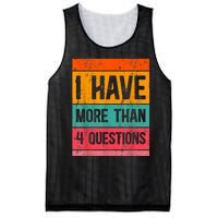 I Have More Than Four Questions Passover Mesh Reversible Basketball Jersey Tank