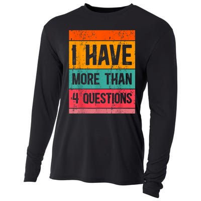 I Have More Than Four Questions Passover Cooling Performance Long Sleeve Crew