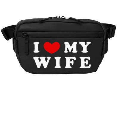 I Heart My Wife I Love My Wife Crossbody Pack