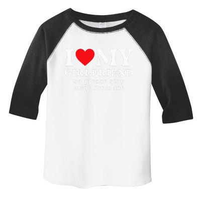 I Heart my Girlfriend So Please Stay Away From Me Couples Toddler Fine Jersey T-Shirt