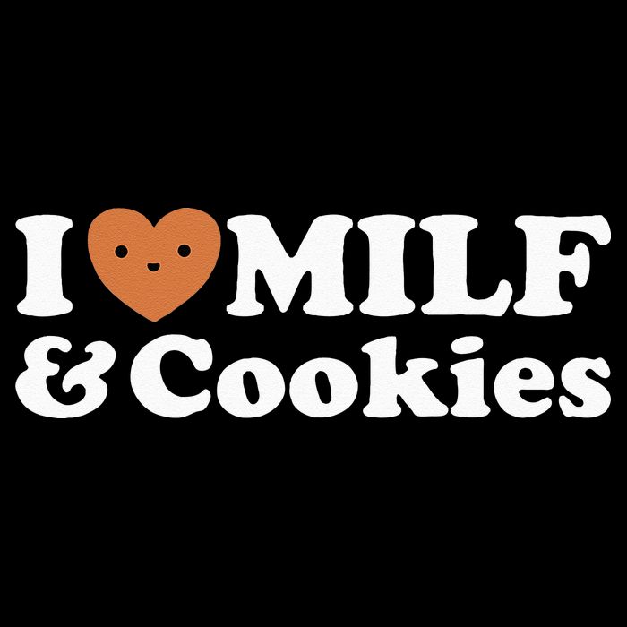 I Heart Milf & Cookies Funny Milk Love Hot Sweet Moms Joke Cooling Performance Crew T-Shirt