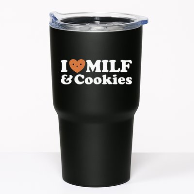 I Heart Milf & Cookies Funny Milk Love Hot Sweet Moms Joke Tumbler