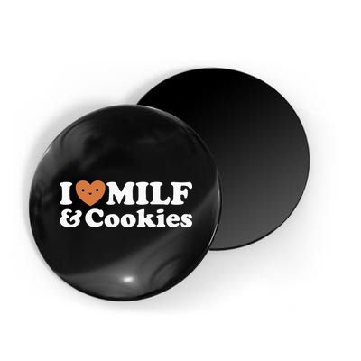 I Heart Milf & Cookies Funny Milk Love Hot Sweet Moms Joke Magnet