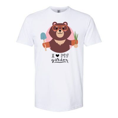 I Heart My Garden Bear Gardening Love Softstyle® CVC T-Shirt