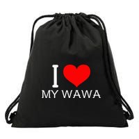 I Heart My W.A.W.A Drawstring Bag