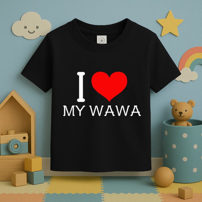 I Heart My W.A.W.A Toddler T-Shirt
