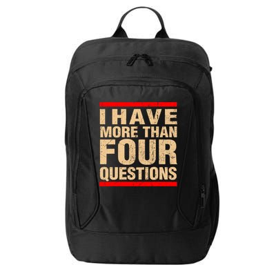 I Have More Than Four Questions Passover City Backpack
