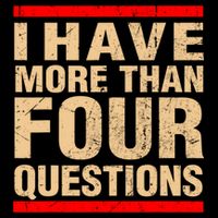 I Have More Than Four Questions Passover Backpack
