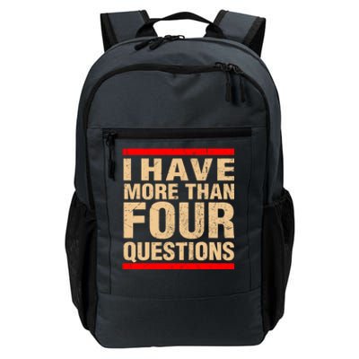 I Have More Than Four Questions Passover Daily Commute Backpack