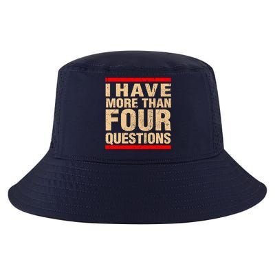 I Have More Than Four Questions Passover Cool Comfort Performance Bucket Hat