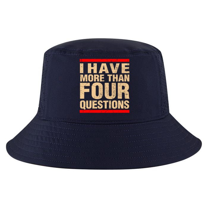 I Have More Than Four Questions Passover Cool Comfort Performance Bucket Hat