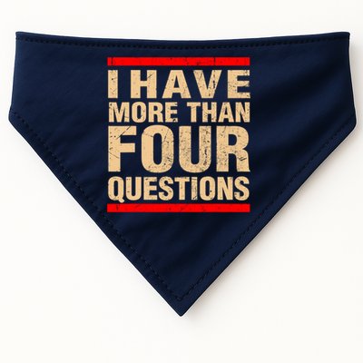 I Have More Than Four Questions Passover USA-Made Doggie Bandana