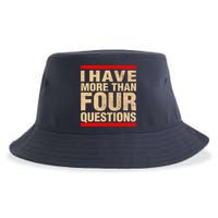 I Have More Than Four Questions Passover Sustainable Bucket Hat