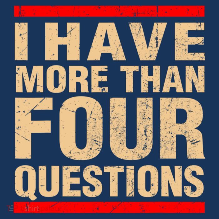 I Have More Than Four Questions Passover Sustainable Bucket Hat