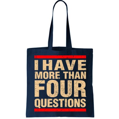 I Have More Than Four Questions Passover Bag