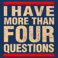 I Have More Than Four Questions Passover Mesh Reversible Basketball Jersey Tank