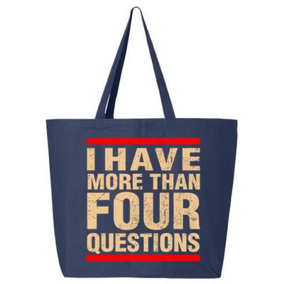 I Have More Than Four Questions Passover 25L Jumbo Tote