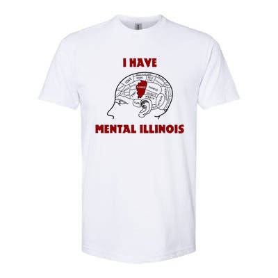 I Have Mental Illinois Softstyle® CVC T-Shirt