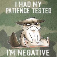 I Had My Patience Tested I'm Negative Cat Funny Sarcasm Legacy Tie Dye Trucker Hat