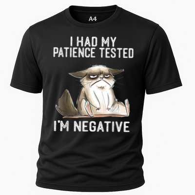 I Had My Patience Tested I'm Negative Cat Funny Sarcasm Performance Shirt